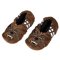 Bioworld Star Wars Chewbacca Chewie Slippers Character Slipper Socks with No-Slip Sole For Women Men