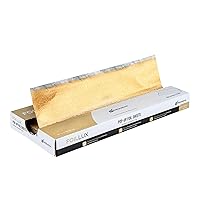 Foil Lux 12 x 10.8 Inch Pop-Up Foil Sheets 100 Disposable Foil Papers For Food - Orange Peel Embossing Interfolded Gold Aluminum Foil Sheets Greaseproof Freezable Oven Ready