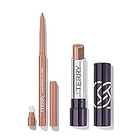 By Terry Hyaluronic Lip Liner Pencil & Hyaluronic Hydra-Balm, Hydrating Formula For Defined, Soft Lips, Vegan, Sexy Nude