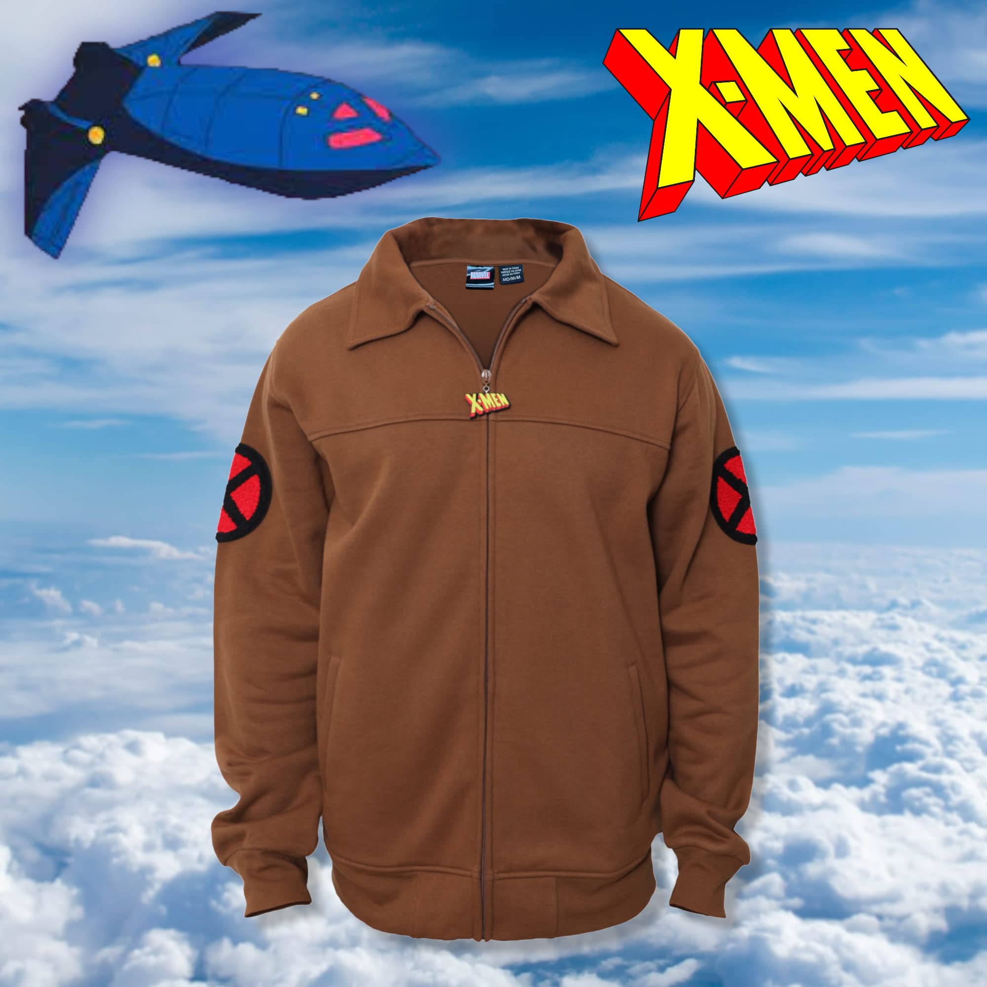Marvel X-Men Cyclops Jacket 90's Animated Series Black Bird Comics Men's Jacket
