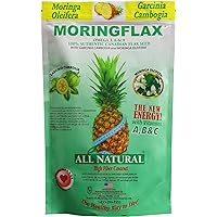 Moringflax Canadian Flax Seed Formula 100 Natural with Garcinia Cambogia and Moringa Oleifera Bag, Tan,16 oz Powder