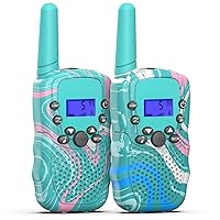 Selieve Toys Gifts for 3 4 5 6 7 8 Year Old Boys, Walkie Talkies for Kids Long Range 2 Pack with 22 Channels, LED Flashlight & VOX Function, Boys Toys Age 3 4 5 6 Year Old for Outside, Camping, Hiking