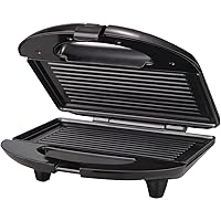 Brentwood Panini Press and Sandwich Maker Non-Stick, 9.75