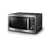 Toshiba EC042A5C-SS Microwave Oven with Convection Function, Smart Sensor, Easy-to-clean Stainless Steel Interior and ECO Mode, 1.5 Cu Ft, 1000W, Stainless Steel