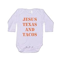 Jesus Texas And Tacos/TX Baby Onesie/Taco Bodysuit