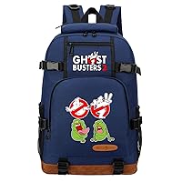 Teens Ghostbusters Casual Daypack-Graphic Lightweight Bookbag Durable Waterproof Rucksack Bagpack for Travel