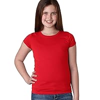 Next Level Big Girls Princess Rib Knit Softness T-Shirt