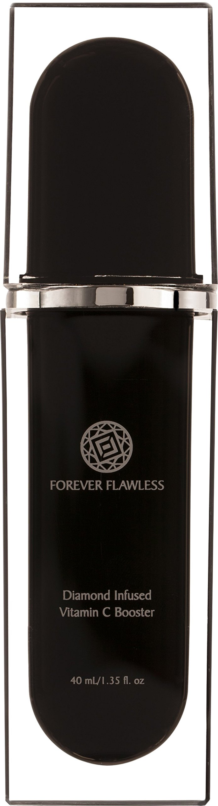 Forever Flawless Diamond Infused Vitamin C Booster with 100% Natural White Diamond Infused Powder, Anti-Aging Ingredients Designed to Diminish Fine Lines and Wrinkles FF44 (1.35 oz)