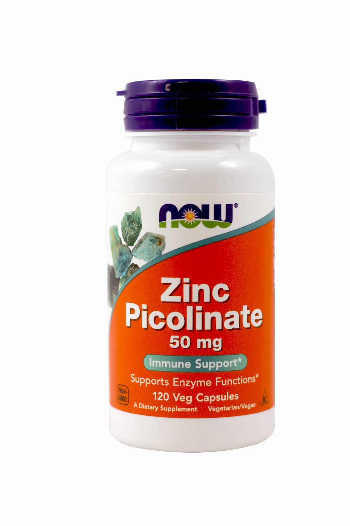 NOW Foods Zinc Picolinate 50mg,120 Capsules (Pack of 2)