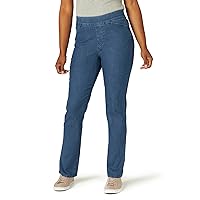Chic Classic Collection Womens Easy-Fit Elastic-Waist Pant