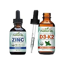 Organic Liquid Zinc and Vitamin D3K2 Drops