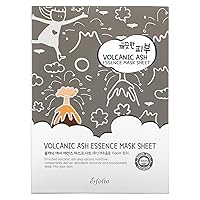 esfolio Pure Skin Mask Box, Volcanic Ash Essence, 11.8 Ounce