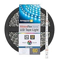 Armacost Lighting RibbonFlex Home Multi-Color LED Tape Light 60 LEDs/Meter, Multicolor, 32.8 ft (10m) 614250