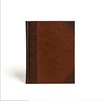 CSB Notetaking Bible, Large Print Edition, Brown/Tan LeatherTouch Over Board, Black Letter, Wide Margins, Journaling Space, Single-Column, Reading Plan, Easy-to-Read Bible Serif Type CSB Notetaking Bible, Large Print Edition, Brown/Tan LeatherTouch Over Board, Black Letter, Wide Margins, Journaling Space, Single-Column, Reading Plan, Easy-to-Read Bible Serif Type Imitation Leather