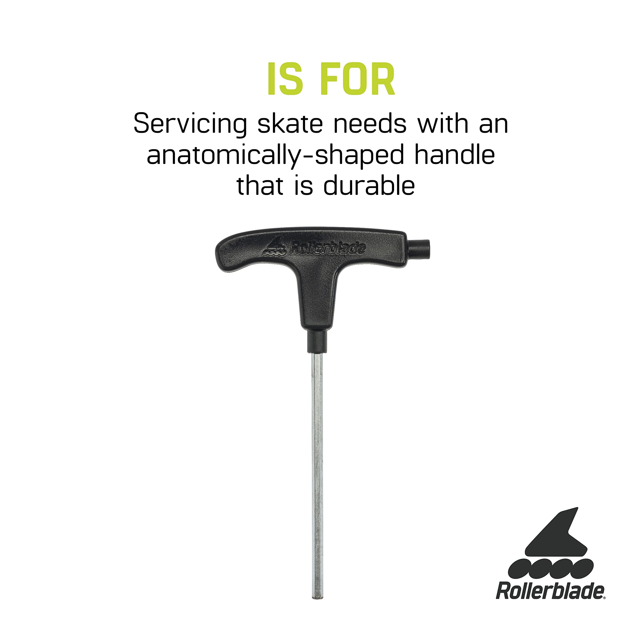 Rollerblade Bladetool for Inline Skates, Black, Rotate Wheels and Clean Bearings