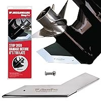 Megaware SkegPro 663 - Protects Against Damage from Ramp Dragging, Rocks, Debris and Submerged Objects - Stainless Steel Skeg Protector - Fits Yamaha Motors