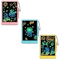 Bravokids Toys for 3-6 Years Old Girls Boys, LCD Writing Tablet 10 Inch Doodle Board