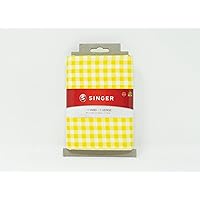 Singer Fabrics, 100% Cotton, Yellow Plaid, 1 Yard Cut