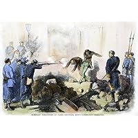 Paris Commune 1871 NSummary Executions In Paris Shooting Down Communist Prisoners Colored Engraving From A Contemporary American Newspaper Poster Print by (18 x 24)