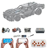 Motor and Remote Control Upgraded Set for Lego 42127 Technic The Batman Batmobile, APP 4 Control Modes, with 2 Motor (Model not Included)