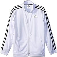 adidas Boys' Zip Front Iconic Tricot Jacket