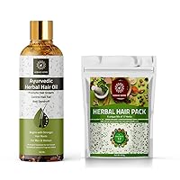 Ayurvedic Herbal Hair Oil Made with 21 Ayurvedic herbs Herbal Hair Mix Powder