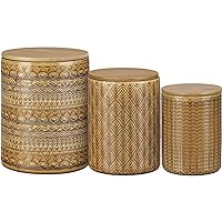 Primitives by Kathy Decorative Canister, Set of Three, Brown