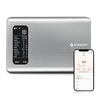 Food Kitchen Scale, Digital Grams and Ounces for Weight Loss With Smart Nutrition App, 19 Facts Tracking, Baking, Cooking, Portion Control, Macro, Keto, 11 Pounds-Large, Stainless Steel