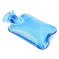 Hot Water Bag Hand Warmer Household Hot Water Bottle Hot Water Bags Gift Silicone Hot Water Bottle Thick Hot Water Pouch Heat Water Bag Rings Accessories Cute High Density PVC