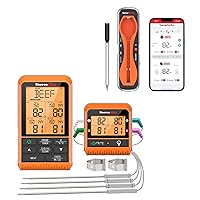 ThermoPro TempSpike 500FT Truly Wireless Meat Thermometer+ThermoPro TP829 4-Probes Wireless Meat Thermometer