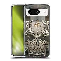 Head Case Designs Officially Licensed Assassin's Creed Sculpture Odyssey Key Art Soft Gel Case Compatible with Google Pixel 8