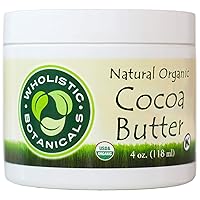 Cocoa Butter — Gluten-Free Body Lotion, Scar Cream — Cacao Powder, Stretch Mark Cream for Pregnancy — 4 oz