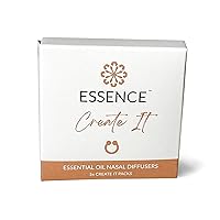 Essence Nasal Diffuser | Essential Oil Ring | Silicone Nose Inhaler Bundle Pack (Create It)