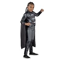 STAR WARS Reva Youth Costume - Printed Jumpsuit with Belt Buckle and Detachable Cape