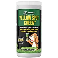 Yellow Spot Green™ Cures Urine Burns and Prevents Yellow Spots in Your Yard. Dog Urine Neutralizer for Lawns. Repair and Protect Grass from Dog Pee. Easy to Use Granules. Large 32 Ounce.