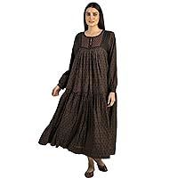 Shyama The Dark- Bagh* Printed Dress - Pure Cotton