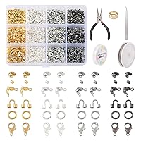 Pandahall 925 Sterling Silver Lobster Claw Clasp with Double Closed Rings  Silver Necklace Clasp Replacement Jewelry Clasps Extender Connectors for