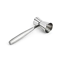 Houdini Double Jigger Cocktail Accessory, 7.5 inches, Stainless Steel