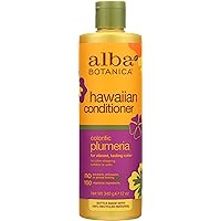 Alba Botanica Natural Hawaiian Conditioner - Colorific Plumeria 12 oz (340 grams) Liquid