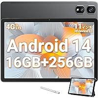[Android 14 Tablet] Blackview Tab16Pro Android 14 Tablet, 11 inch, 16 GB+ 256 GB, 1TB Expansion, Android 14 Tablet, Dual 4G & 5G Wi-Fi, 8 Cores, Widevine L1+GMS Certified, BT5.0 + 7700 mAh, 18W PD