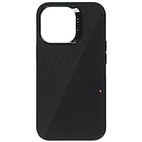 Gear4 ZAGG Brooklyn Snap Case - MagSafe Compatible Case Made with Vegan Leather - for Apple iPhone 13 Pro - Black,702008228