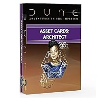 Dune: Asset Cards - Architect Expansion Deck - Dune Adventures in The Imperium, 56 Cards RPG Expansion, Accessory Pack, Each Card Details an Individual Asset, Role-Playing Game