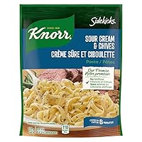Knorr Sidekicks, Sour Cream & Chives Pasta Side Dish, 120g/4.23 Ounce (Pack of 8) {Imported from Canada}