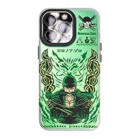 for iPhone 13 Protective case has Cool Anti-Fingerprint Effect, Dazzling Shockproof Protection for iPhone 13, Roronoa Zoro Stunning Visual Effects, Comfortable Grip, and Creative Anime Style