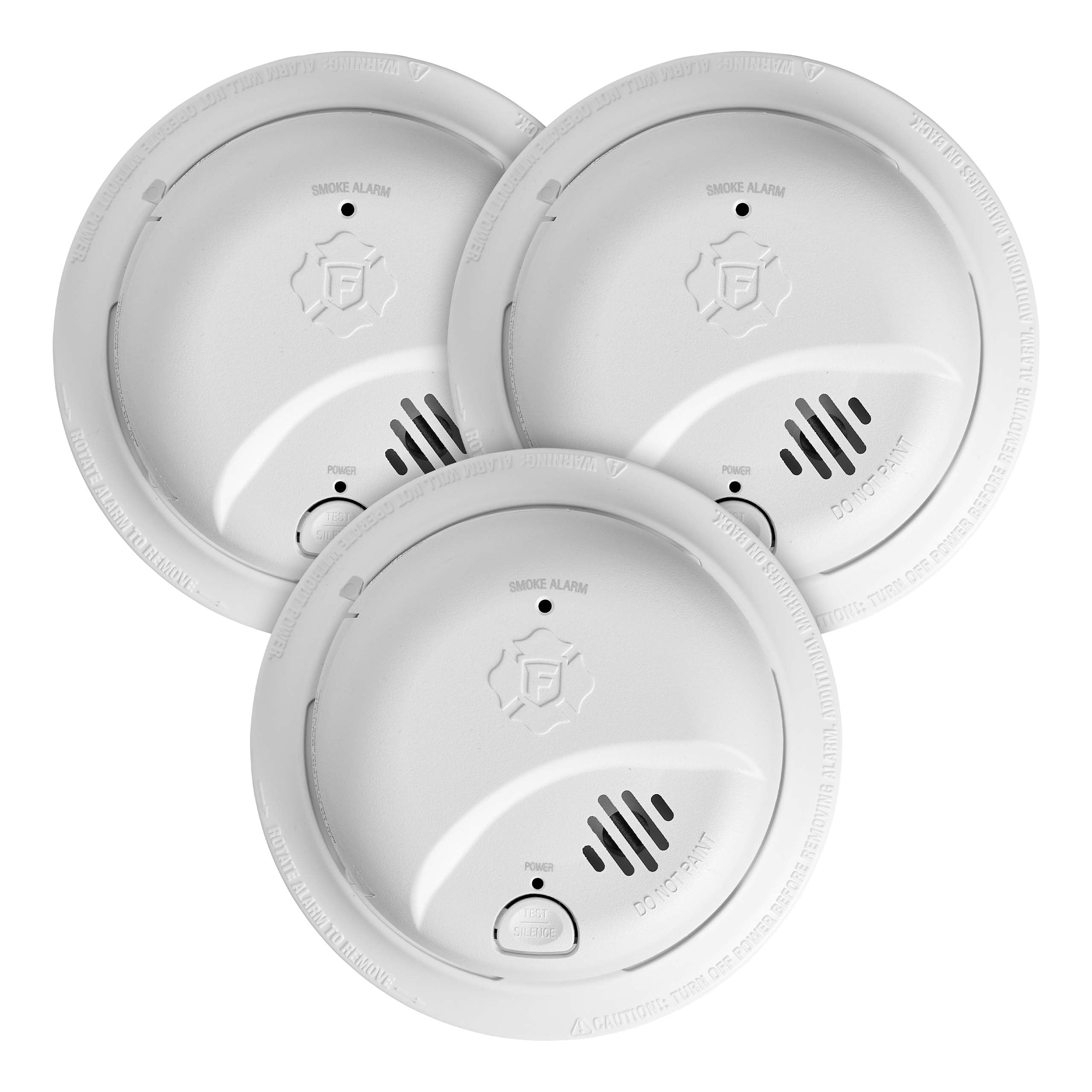 First Alert SMI105-AC, Interconnect Hardwire Smoke Alarm with 10-Year Battery Backup, 3-Pack