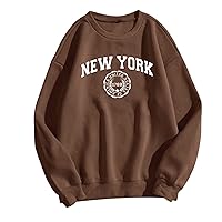 SNKSDGM Womens Oversized Sweatshirts Soft Crew Neck Pullover Sweaters Drop Shoulder Long Sleeve Fall Outfits 2023 Clothes