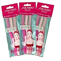 FT Shiseido Facial Razor 3pcs(L) x 3 Pack (total 9 pcs) + Original Oil Blotting Paper Maiko