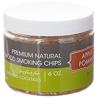 Outset Natural Apple BBQ Smoking Chips, 6 oz, Brown