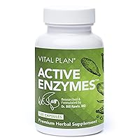 Active Enzymes Supplement by Dr. Bill Rawls - Digestive Enzymes for Gut Health & Digestion - Protease, Bromelain, Lactase, Amylase & Lipase (120 Capsules)