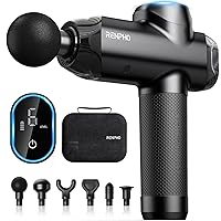 RENPHO Power Massage Gun Deep Tissue, Mothers Day Gifts FSA HSA Eligible Percussion Muscle Massage Gun for Athletes, Portable Electric Handheld Massager Gun, LED Touch Display Gift for Men